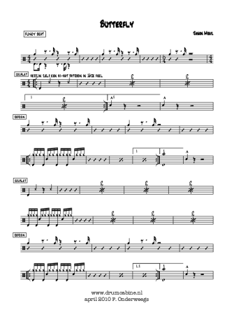 Jason Mraz Butterfly score for Drums