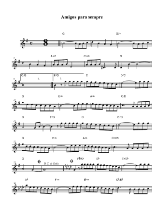 Jayne  score for Clarinet (Bb)