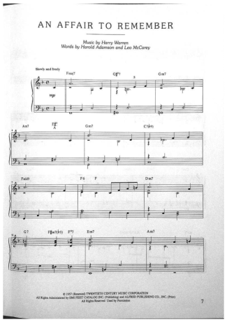 Jazz Standard  score for Piano