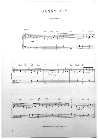 Jazz Standard  score for Piano