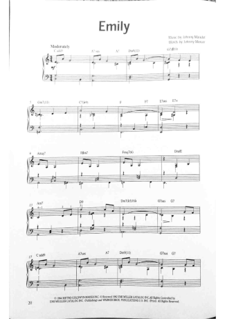 Jazz Standard  score for Piano