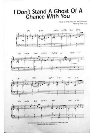 Jazz Standard  score for Piano