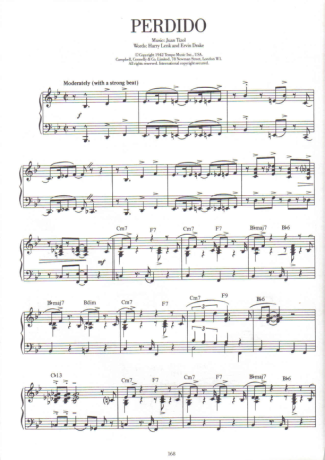 Jazz Standard  score for Piano