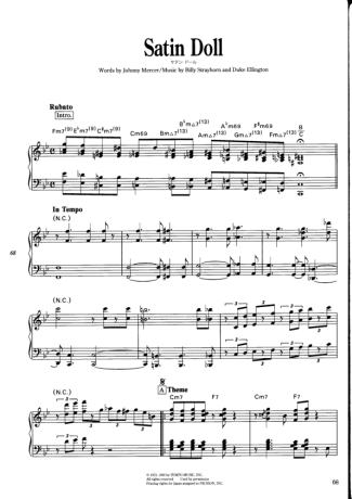 Jazz Standard  score for Piano