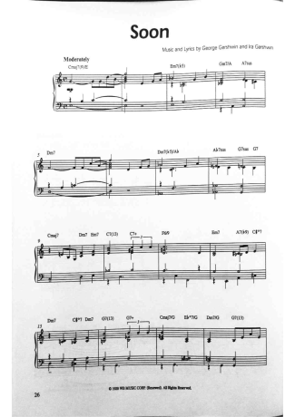 Jazz Standard Soon score for Piano