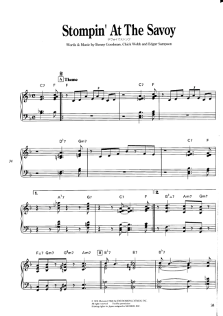 Jazz Standard  score for Piano