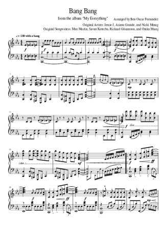 Jessie J.  score for Piano