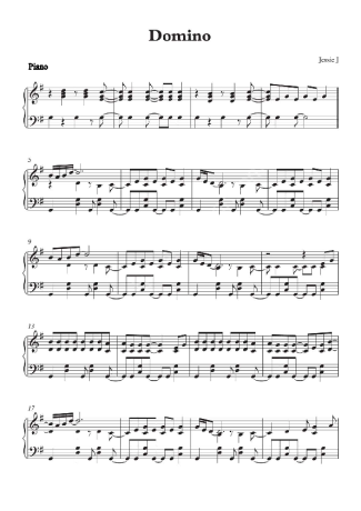 Jessie J. Domino score for Piano