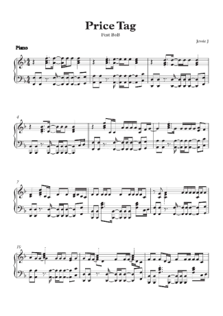 Jessie J.  score for Piano