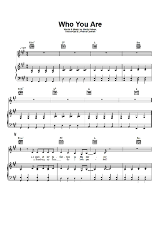 Jessie J. Who You Are score for Piano