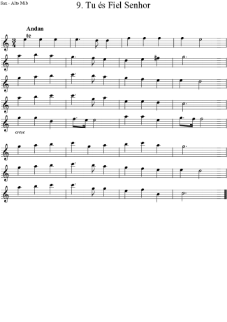 João Alexandre  score for Alto Saxophone