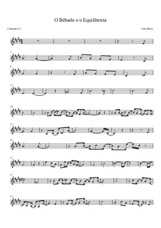 João Bosco  score for Clarinet (C)