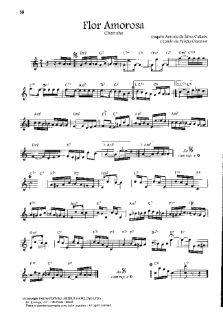 Joaquim Antonio da Silva  score for Flute