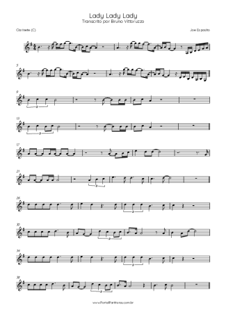 Joe Esposito  score for Clarinet (C)