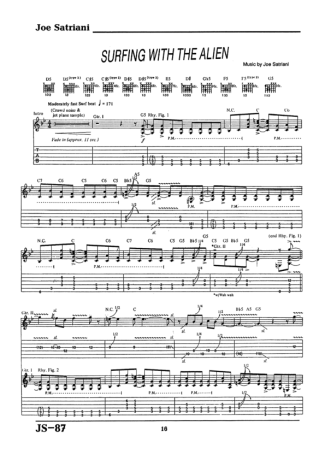 Joe Satriani  score for Guitar