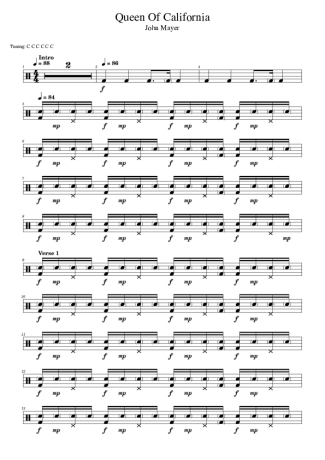 43973 <br />
<b>Notice</b>:  Undefined index: partitura in <b>/home/v2ariamus/public_html/scorelist2.php</b> on line <b>584</b><br />
 - Queen Of California - ドラム