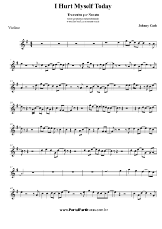 Johnny Cash  score for Violin