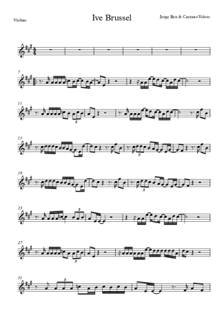 Jorge Ben Jor Ive Brussel score for Violin