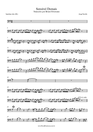 Jorge Vercillo  score for Trombone