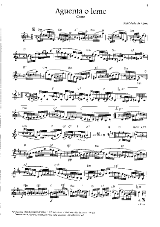 José M. Abreu Aguenta o Leme score for Flute