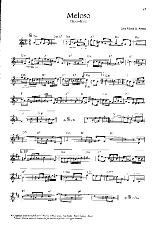 José M. Abreu Meloso score for Flute
