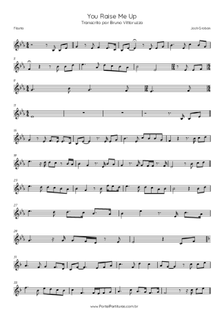 Josh Groban  score for Flute