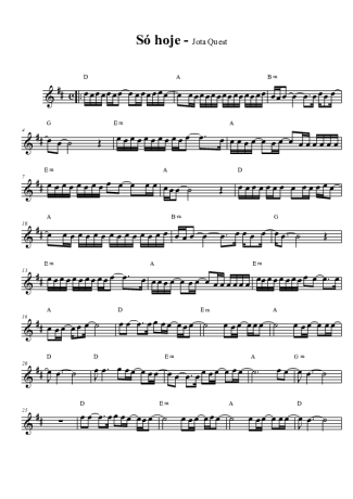 Jota Quest  score for Alto Saxophone
