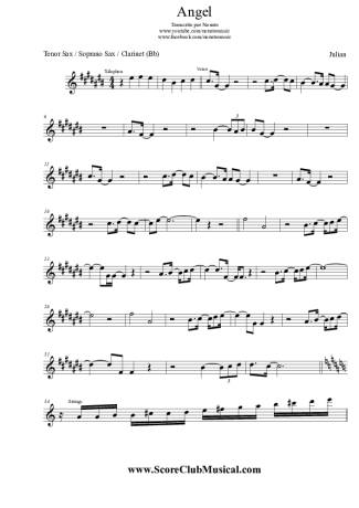 Julian Angel score for Clarinet (Bb)