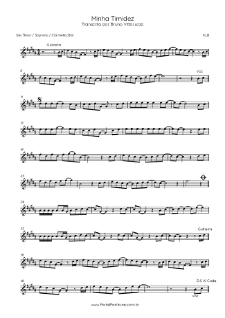 KLB  score for Clarinet (Bb)