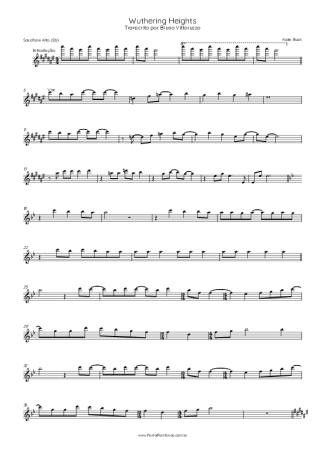 Score for Alto Saxophone