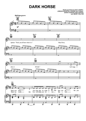 Katy Perry  score for Piano