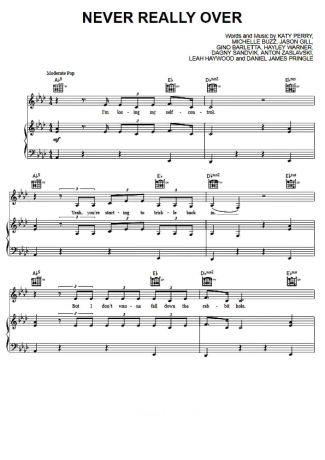 Katy Perry  score for Piano