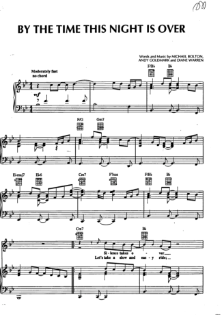 Kenny G  score for Piano