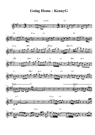 Kenny G - Forever in Love - Sheet Music For Tenor Saxophone Soprano (Bb)