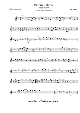 Kid Abelha  score for Flute