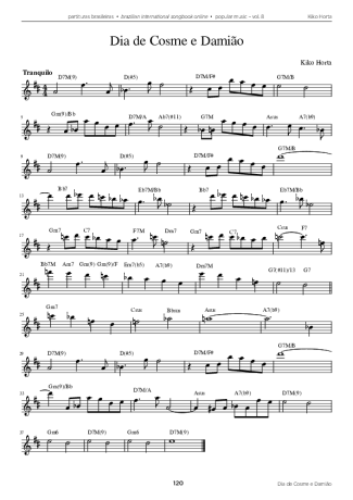 Kiko Horta Dia De Cosme E Damião score for Accordion