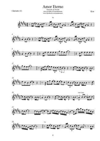 Kim  score for Clarinet (C)