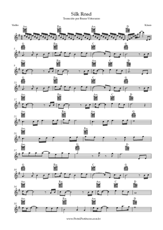 Kitaro  score for Acoustic Guitar