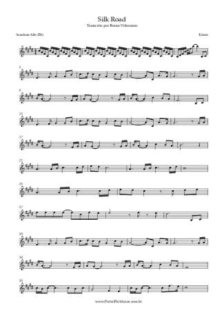 Kitaro  score for Alto Saxophone