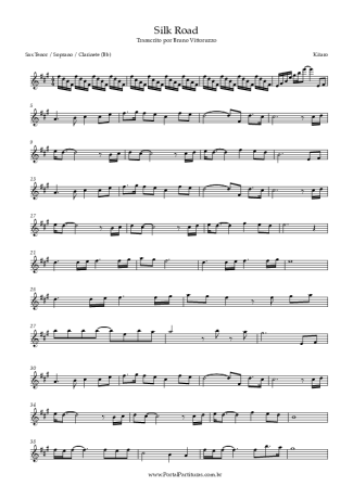Kitaro  score for Tenor Saxophone Soprano (Bb)