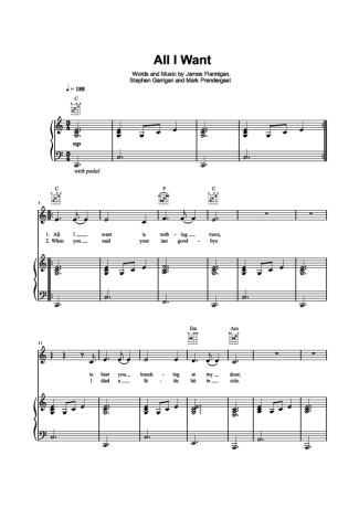 Kodaline  score for Piano