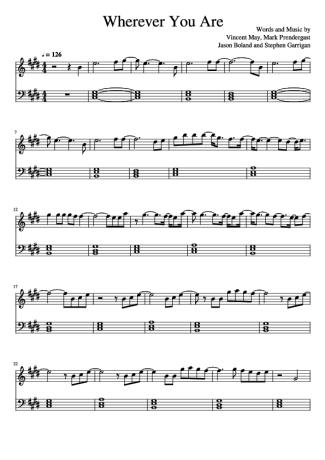 Kodaline  score for Piano