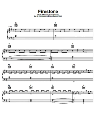 Kygo  score for Piano