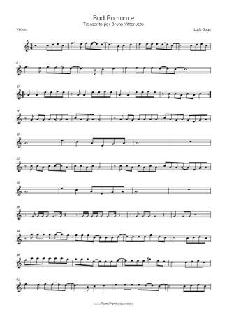 Score for Violin