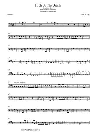 Lana Del Rey  score for Cello