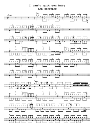 Led Zeppelin  score for Drums