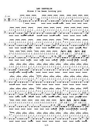 Led Zeppelin  score for Drums
