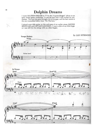 Lee Ritenour  score for Guitar