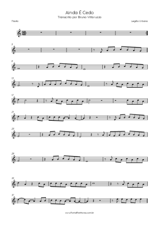 Legião Urbana  score for Flute