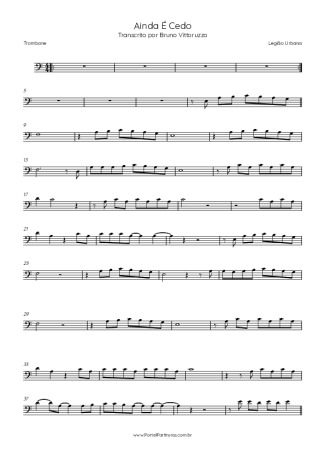 Legião Urbana  score for Trombone